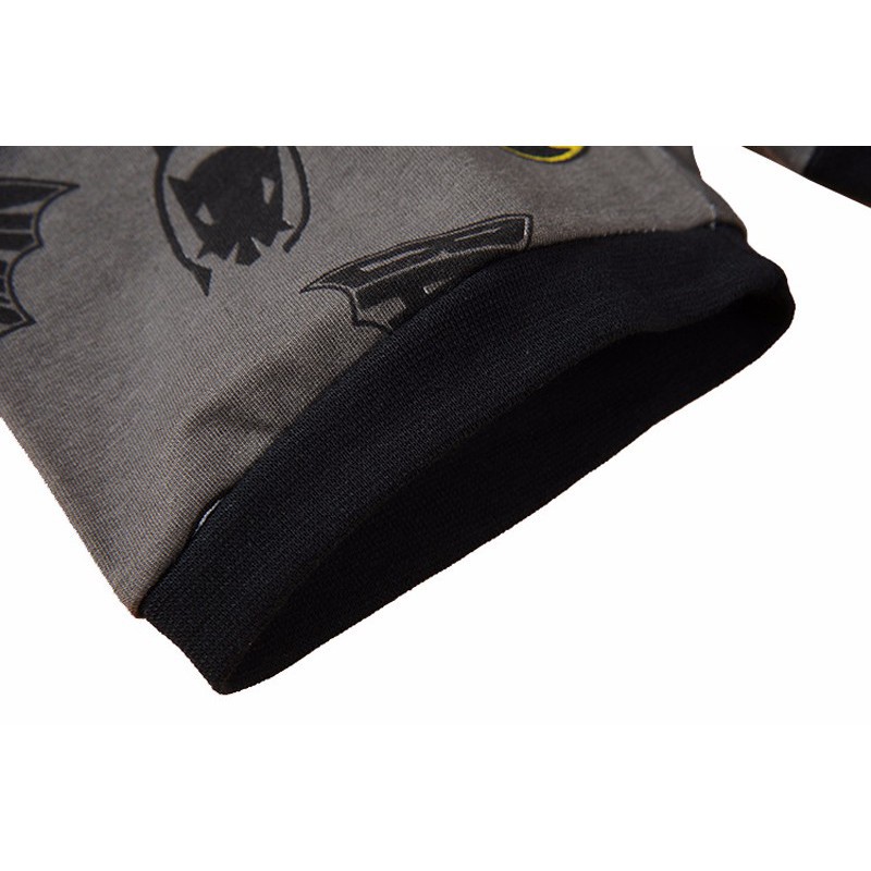 Bộ Đồ Ngủ Tay Ngắn In Hoạt Hình Batman Dễ Thương Cho Bé Trai Từ 1-7 Tuổi