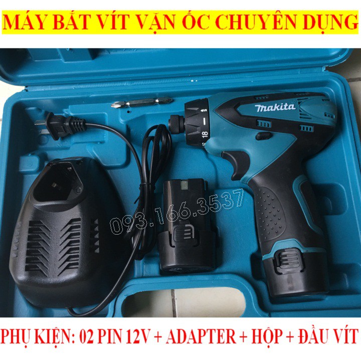 Máy khoan và bắt vít Makitta 12V