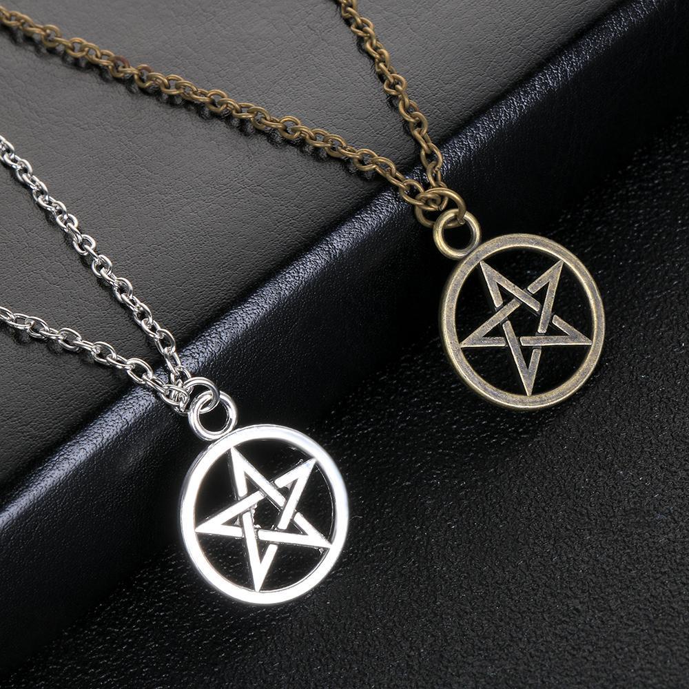 Mặt Dây Chuyền Hình Ngôi Sao Lucifer Thời Trang Cổ Điển Cho Nữ