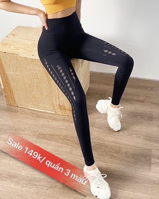 Quần legging dệt gen bụng nâng mông hag quảng châu | BigBuy360 - bigbuy360.vn