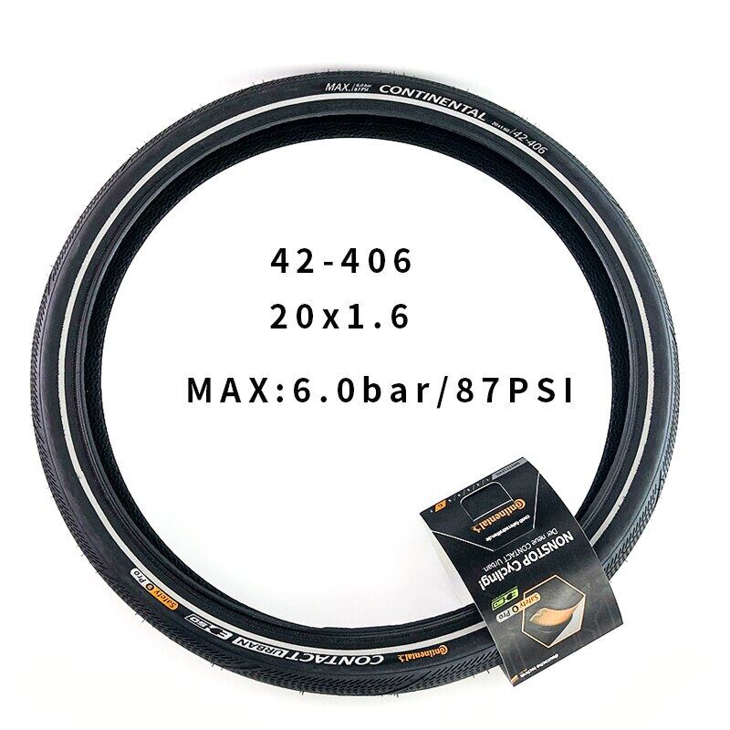 Lốp Xe Đạp 20 inch 20 * 1.25 / 1.6 20 * 2.0 BMX 406 Có Gai Phản Quang