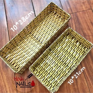 giỏ mây đựng đồ đa năng - phụ kiện nail giá rẻ