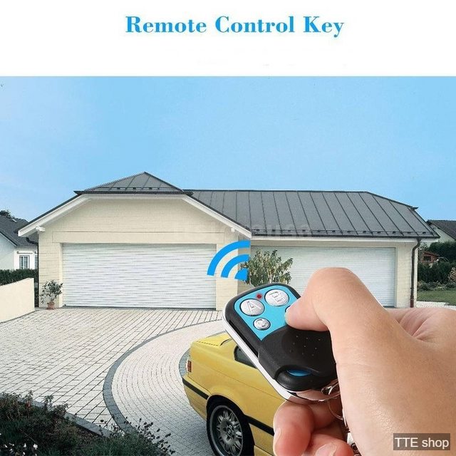 Remote điều khiển từ xa 4 nút, sao chép lệnh remote điều khiển khác cùng tần số 433MHZ