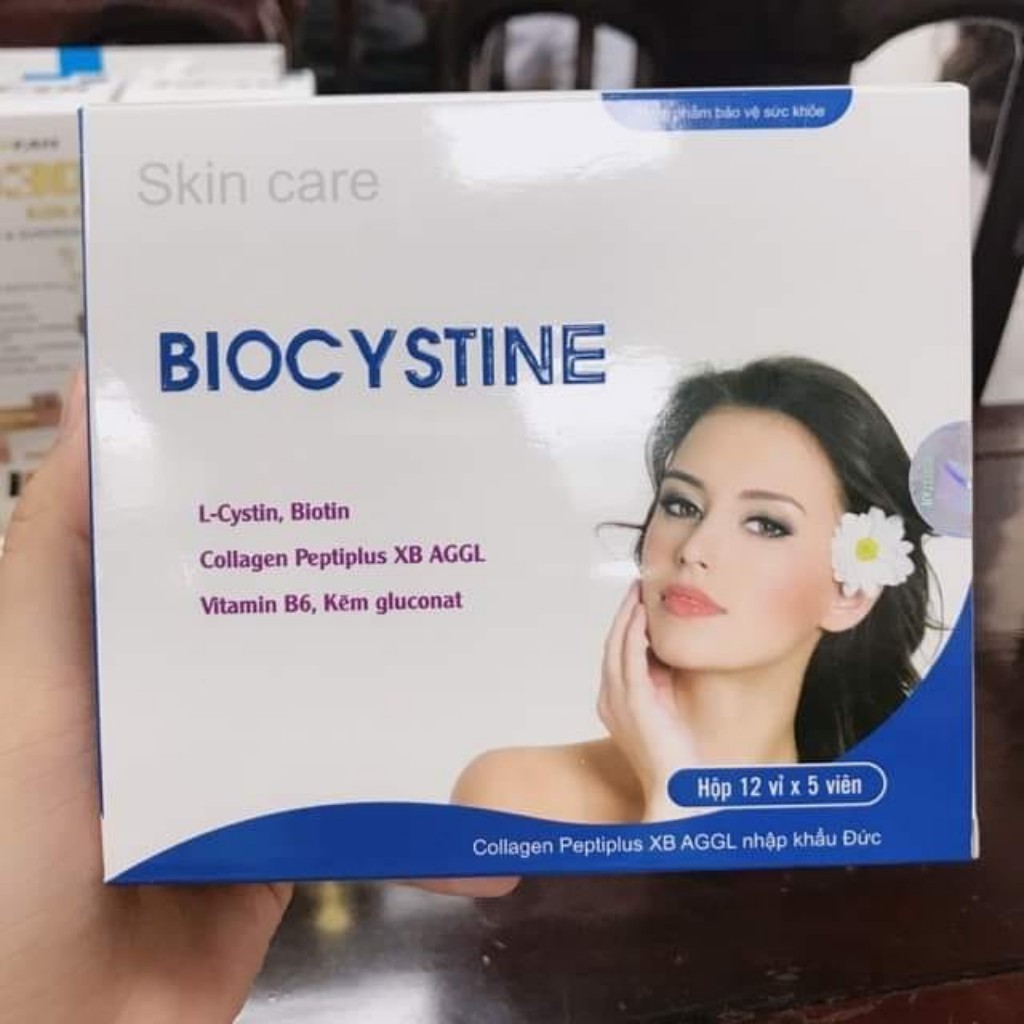 ✅[Chính Hãng] BIOCYSTINE - Viên Uống Đẹp Da Đẹp Tóc, Hộp 60 Viên | Thế Giới Skin Care