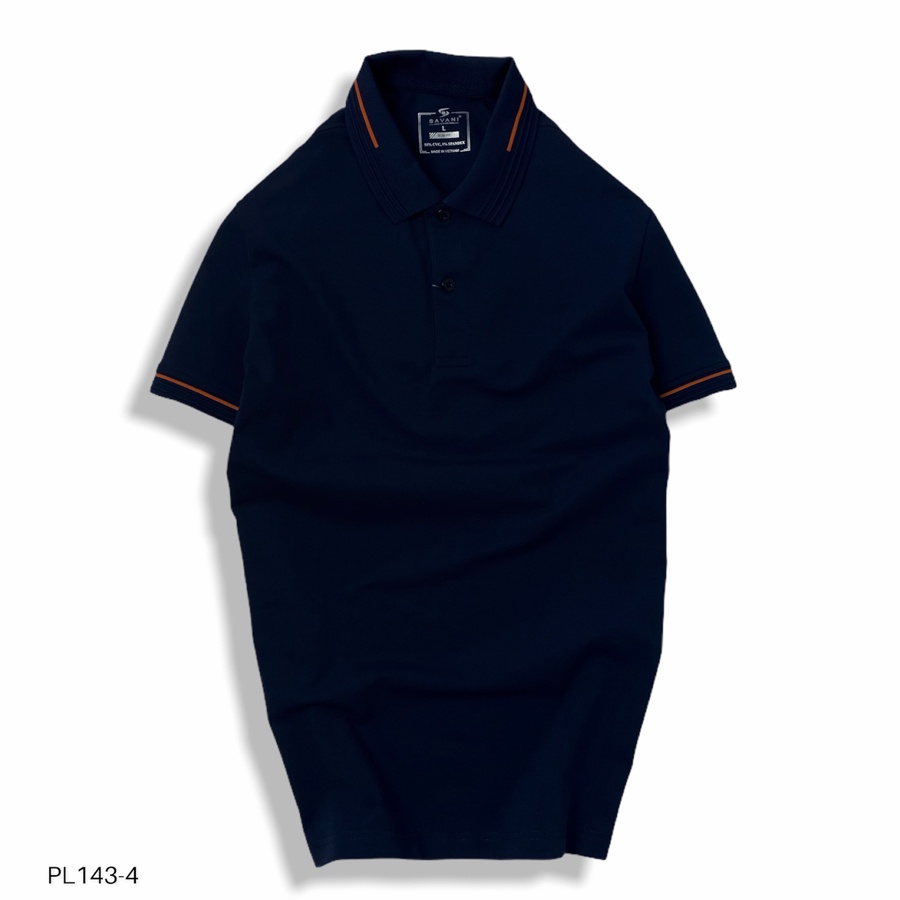Áo thun Polo nam SAVANI phong cách trẻ trung, co giãn, thoáng mát, thấm hút tốt PL143 | BigBuy360 - bigbuy360.vn