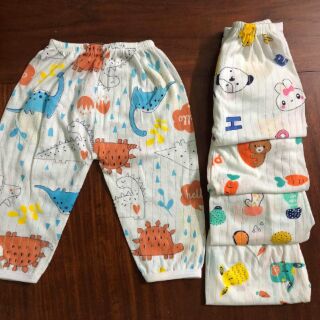 Quần chục cotton giấy, cotton 2c cho bé