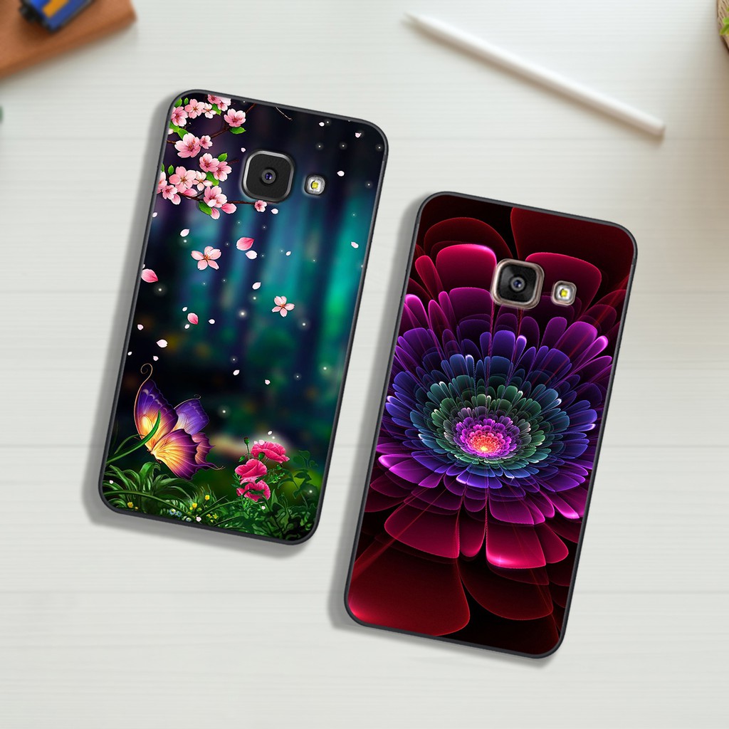 Ốp sam sung in hình HOA cho máy ss A3-A5-A7-2016-2017