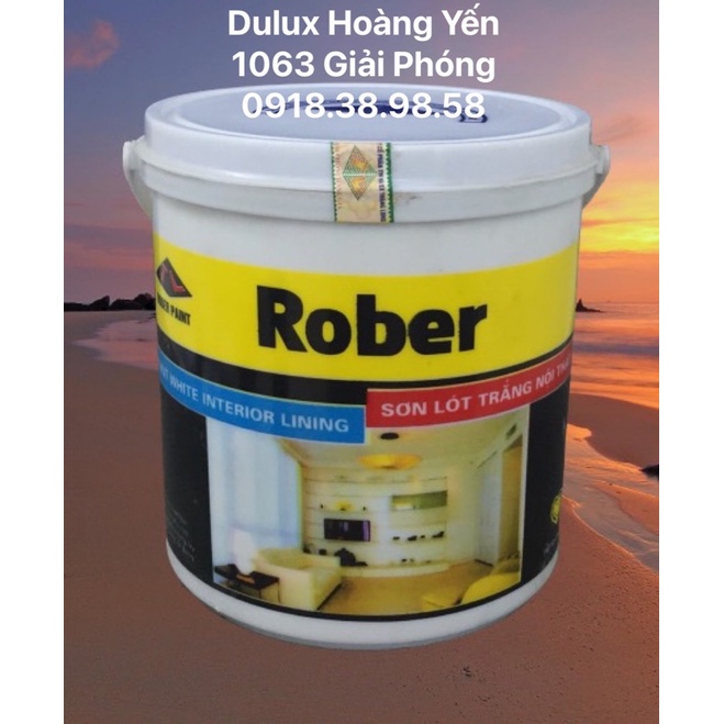 sơn lót nôi thất chống kiềm Rober 18L