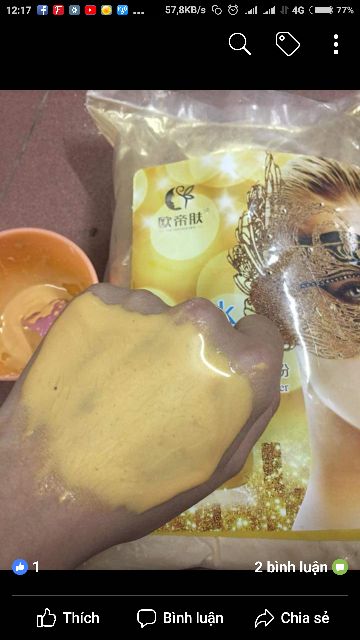 Mặt nạ dẻo đắp mặt spa