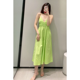 Đầm 2s xanh lá hot hit