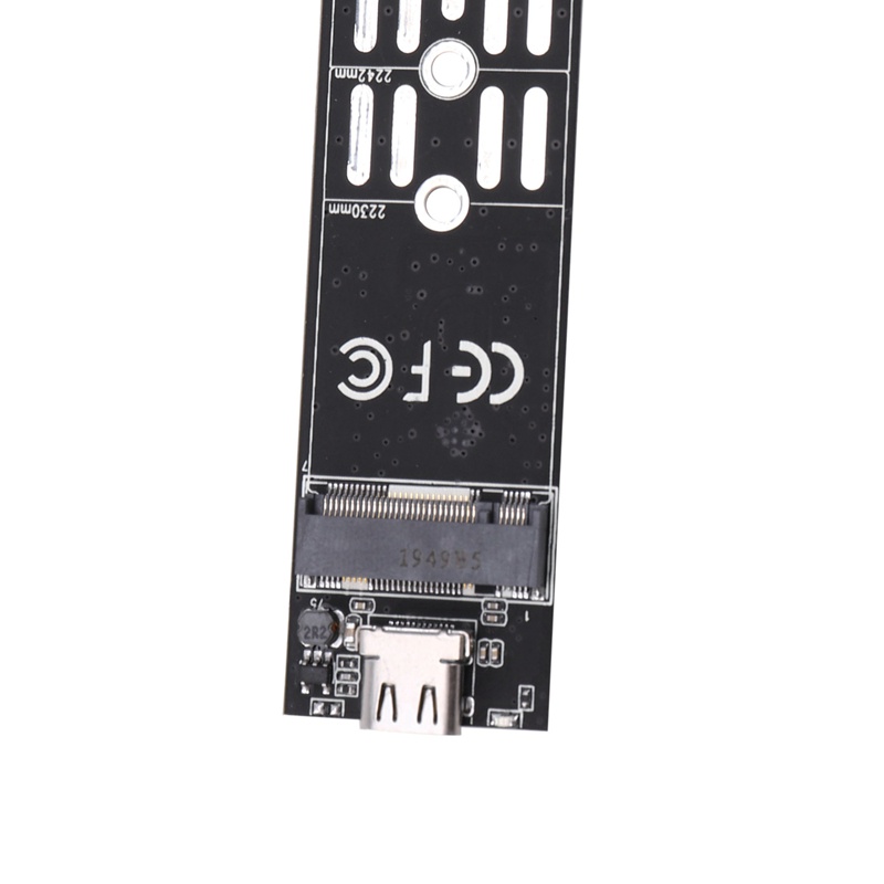 Hộp ổ cứng USB3.1 Type-C sang M.2 B SATA NGFF SSD 6Gbps M2 SSD 2280 màu đen | BigBuy360 - bigbuy360.vn