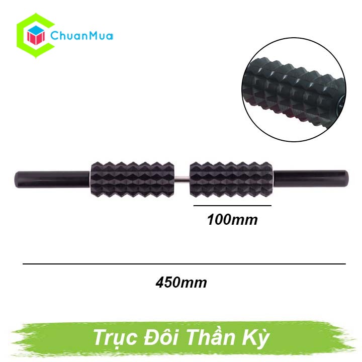 Trục Đôi Thần Kỳ Diện Chẩn Lớn Dài 45cm (Giảm đau lưng, Máu huyết lưu thông điều hòa, Giảm béo, Eo thon,...)