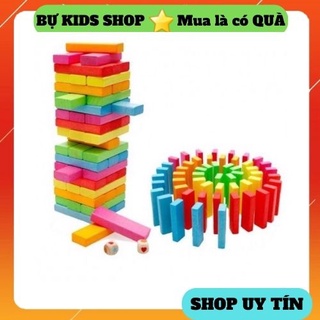 Rút gỗ màu cho bé - Đồ chơi gỗ thông minh