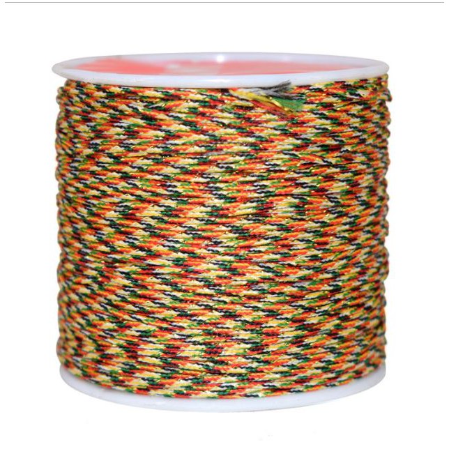 1 cuộn 45met dây ngũ sắc may mắn sợi nhỏ nhất 0,8mm