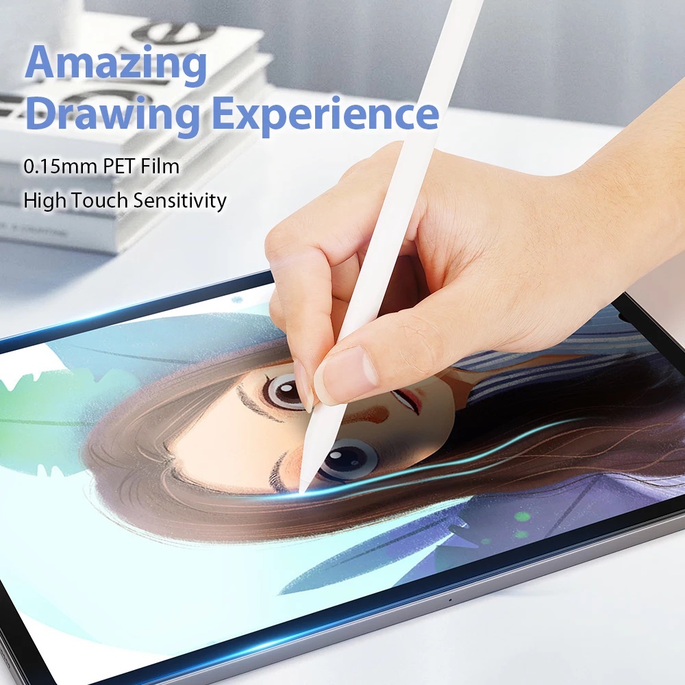 Miếng Dán Bảo Vệ Màn Hình Bằng PE Nhám Chống Chói Cho IPad Pro 12.9 2015 2017 Pro 12.9 2021 2020 2018