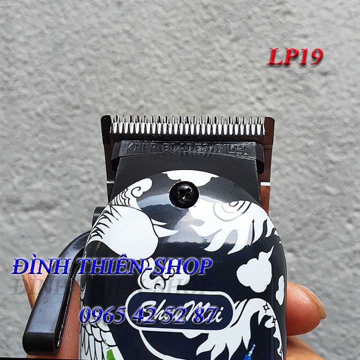 Tông Đơ Cắt Tóc Chuyên Nghiệp Cao Cấp ShunMei LP19 - Tặng kèm lược cắt tóc 113 BeuyPro Comb