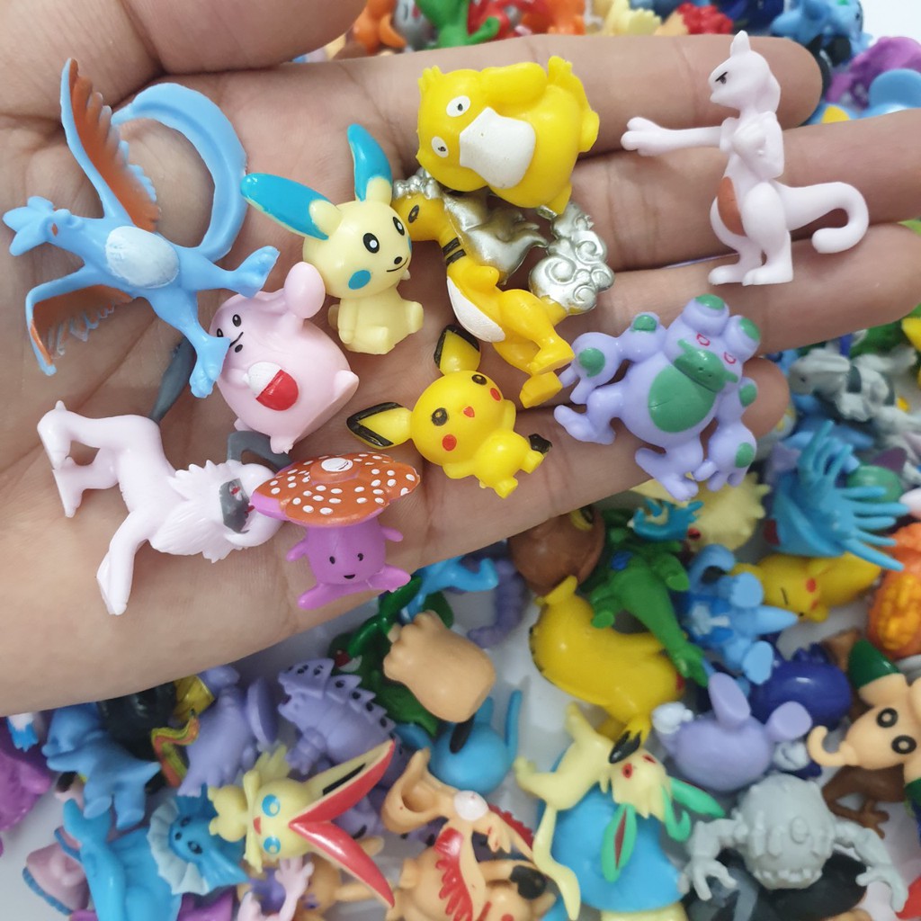 Bộ sưu tập 144 đồ chơi mô hình Pokemon Go Mega huyền thoại đa hệ nhiều màu cho bé nhập vai tặng kèm 5 xe ô tô mini nhựa