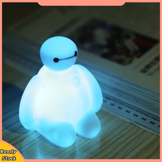 Hw đèn ngủ đổi màu hình baymax dễ thương