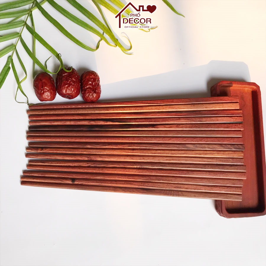 Đũa Phố Decor Chất Gỗ Trắc Mộc Tự Nhiên Cao Cấp