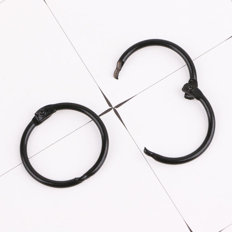 Set 10 Vòng Kẹp Sách Bằng Kim Loại DIY