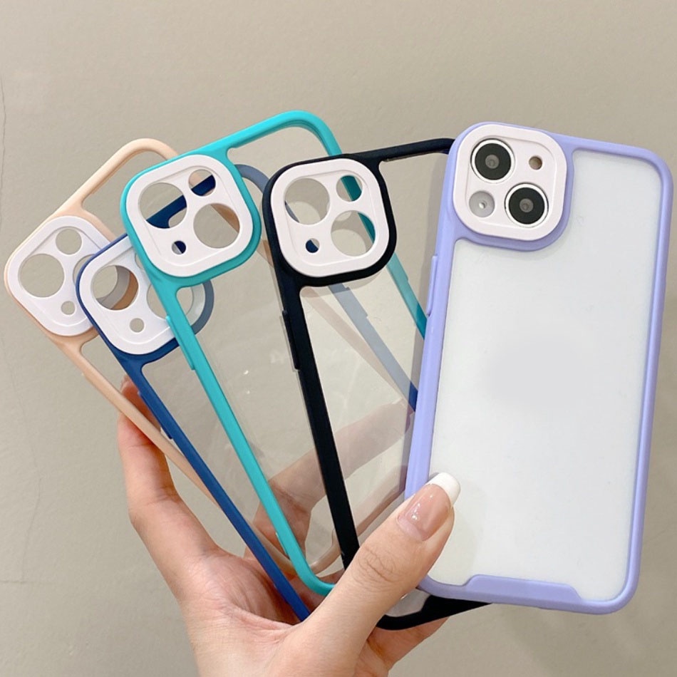 Ốp điện thoại trong suốt chống sốc chống bụi cho 11 12 13 PRO XS MAX
