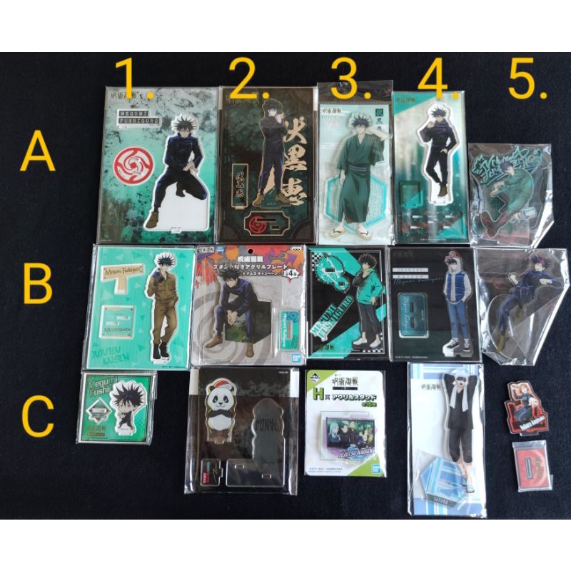 Mô hình nhựa đứng, tượng mica anime / manga, standee Jujutsu Kaisen, JJK số 02, hàng chính hãng