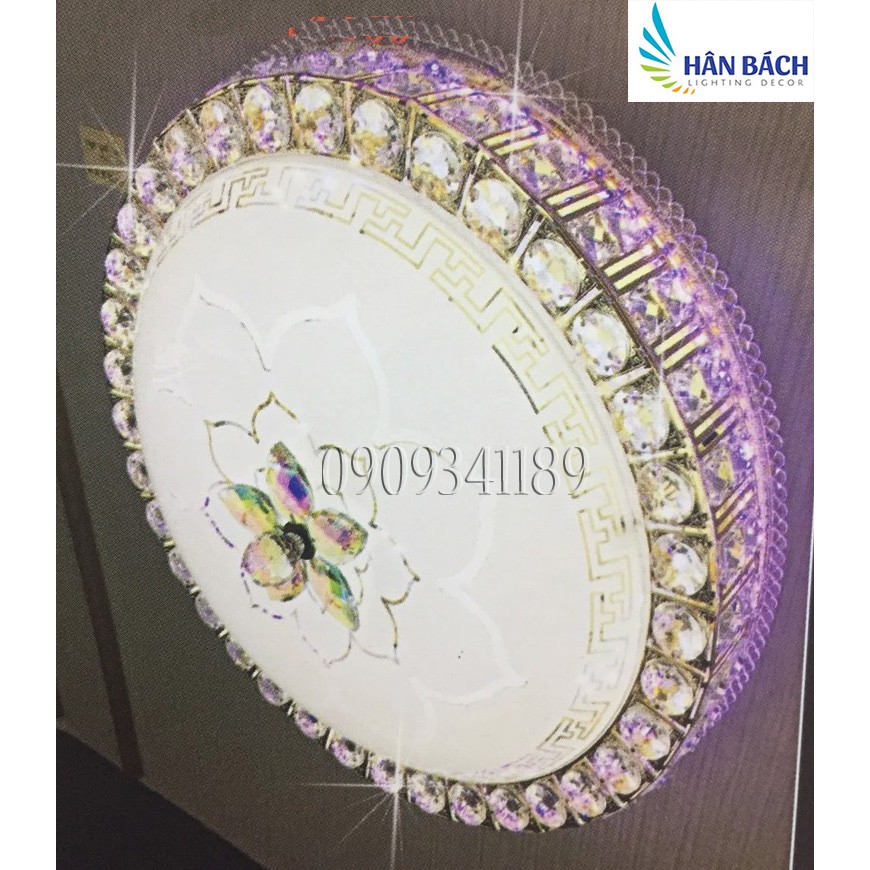 đèn mâm led gắn trần - đèn ốp trần led - Đèn mâm led GIÁ RẺ 3 chế độ ánh sáng