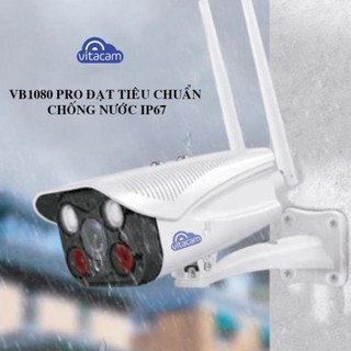 [Giá Hủy Diệt] Camera IP Vitacam VB1080 Pro 2.0mpx Full HD - Đèn Quan sát có màu cả Ngày và Đêm