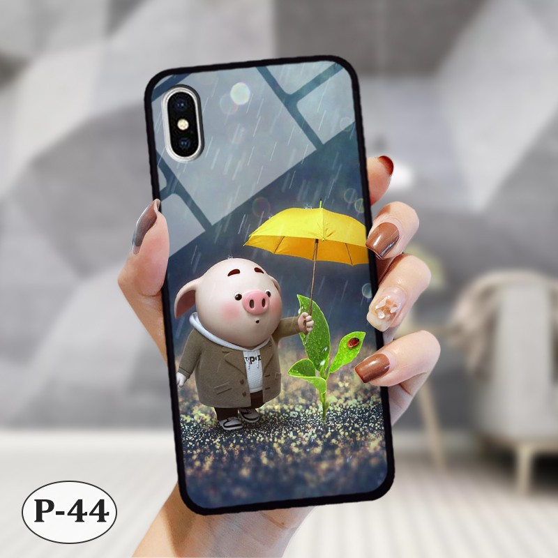 Ốp lưng kính  iPhone XS Max- hình 3D