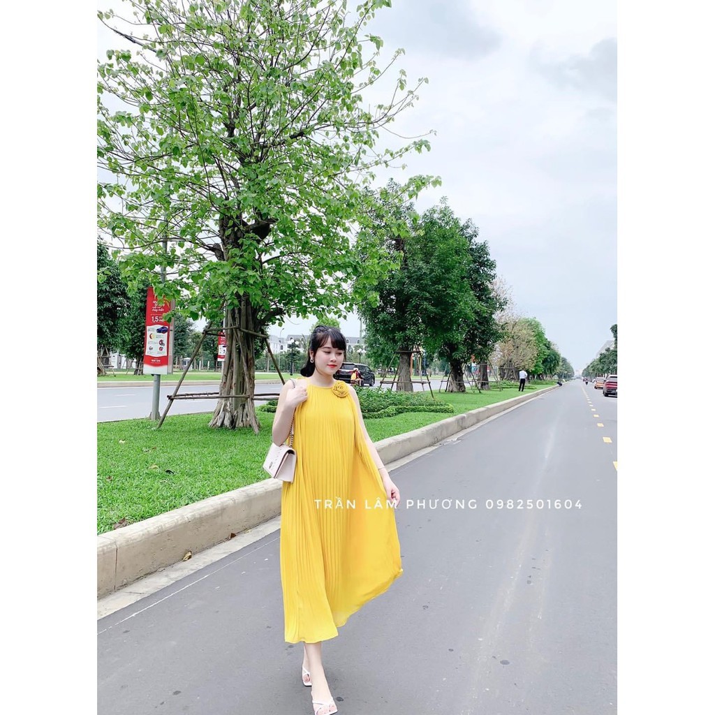 Váy Hai Dây Đầm Maxi Dập Mẫu Xinh 2021 Hàng Loại 1 | BigBuy360 - bigbuy360.vn