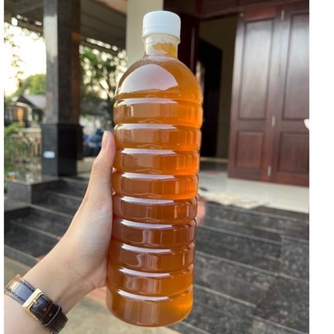 10 Chai 1 lít Nhựa Xoắn kèm nắp dùng đựng mật ong