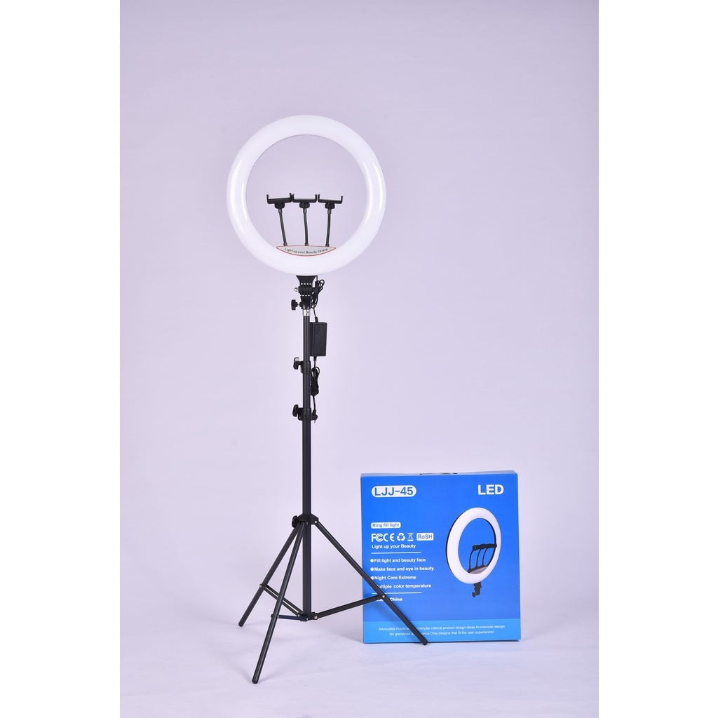 Đèn livestream 26 30 33 36cm và chân 2m1 hỗ trợ chụp ảnh, bán hàng