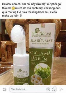 Sữa rửa mặt Im Nature