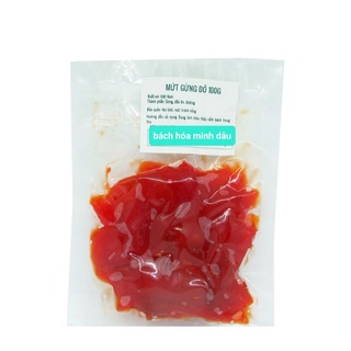 mứt gừng đỏ - nguyên liệu bánh trung thu