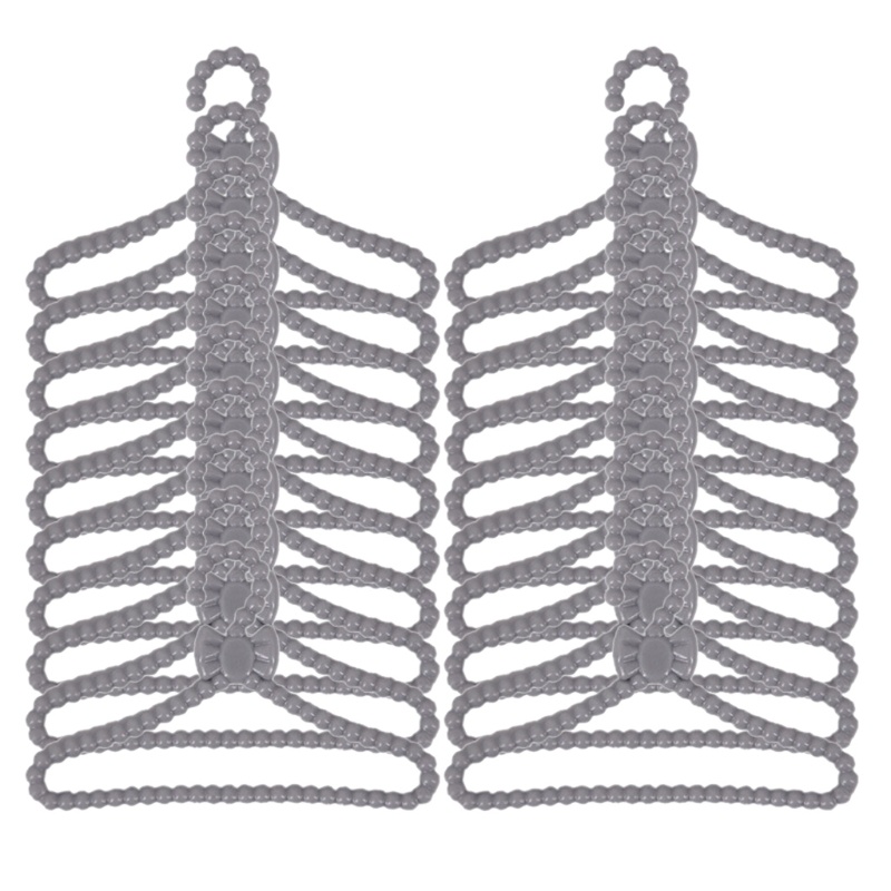 Set 20 Móc Treo Quần Áo Đồ Chơi Búp Bê DIY