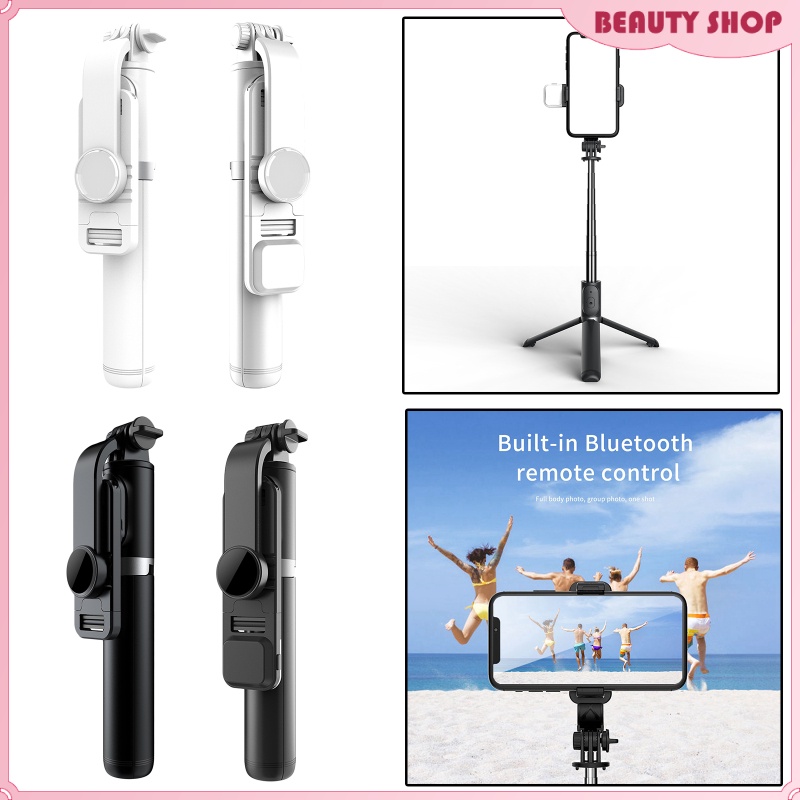 Giá Đỡ Ba Chân Bằng Thép Không Gỉ Trọng Lượng Nhẹ Có Thể Kéo Dài Kèm Điều Khiển Bluetooth | BigBuy360 - bigbuy360.vn