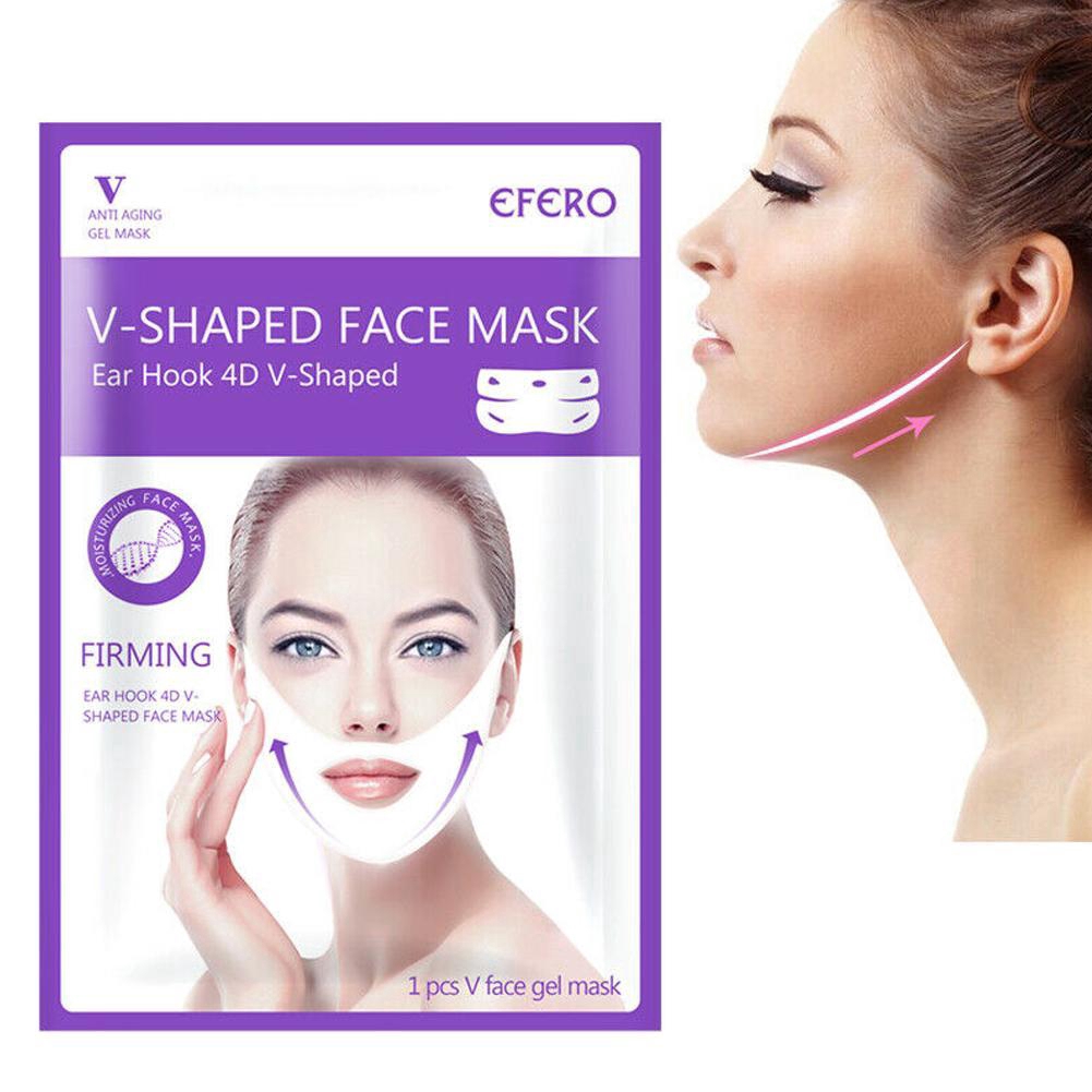 4D V-Shape Thin Face Mask Slimming Lifting Firming Fat Burn Double Chin V-line