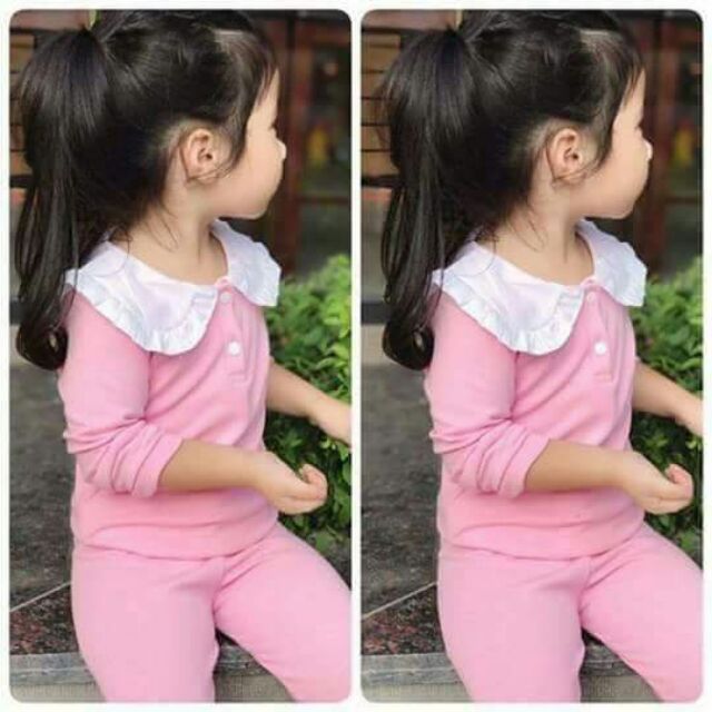 Combo bộ tay dài bé gái