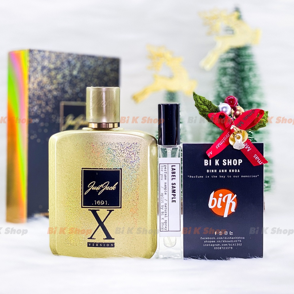 Bi K Shop - Nước hoa nam Just Jack Version X [Mẫu thử]