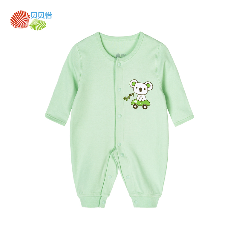 Quần áo liền quần trẻ em bebedi mùa xuân và mùa đông quần áo trẻ em nam và nữ quần áo sơ sinh cotton 0-3 tuổi Quần áo bò