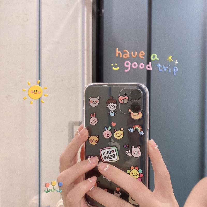 Ốp điện thoại in hình độc đáo cho iphone Smiley Collection 6/6plus/6s/6s plus/6/7/7plus/8/8plus/x/xs/xs max/11/11 pro/11 promax/12pro/12promax/12mini/12 13 Pro Max 13 Mini