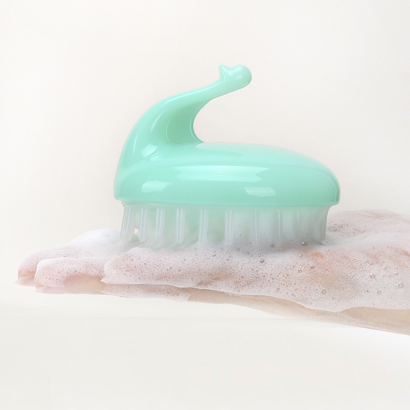 Lược Silicone Mát Xa Da Đầu Giảm Stress Cho Nữ