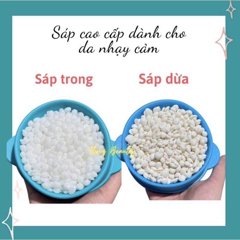 Sáp Wax Lông Nóng Hạt Đậu Hard Beans ⚡FREESHIP + TẶNG QUE⚡ waxing râu, body, dành cho da nhạy cảm