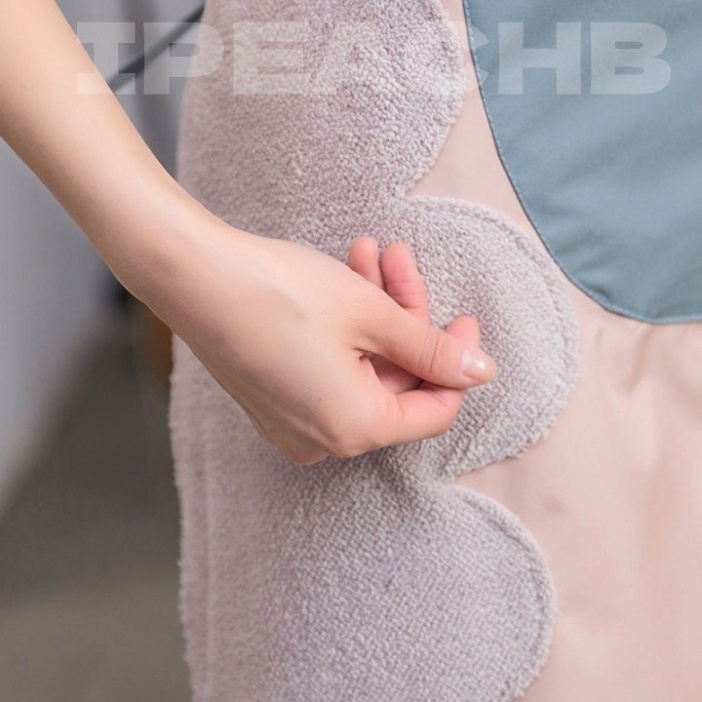 Tạp dề nấu ăn pha chế nhà bếp cao cấp, có khăn lau hai bên, không thấm nước và bám dầu có túi đựng