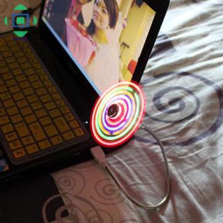Quạt mini cổng USB có đèn Led phát sáng độc đáo