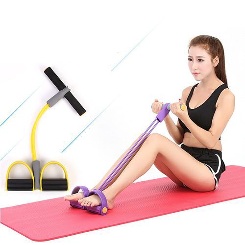 RẺ VÔ ĐỊCH Dây Tập Thể Dục Đàn Hồi 4 Ống Cao Su Tập Thể Dục, tập Gym Tại Nhà