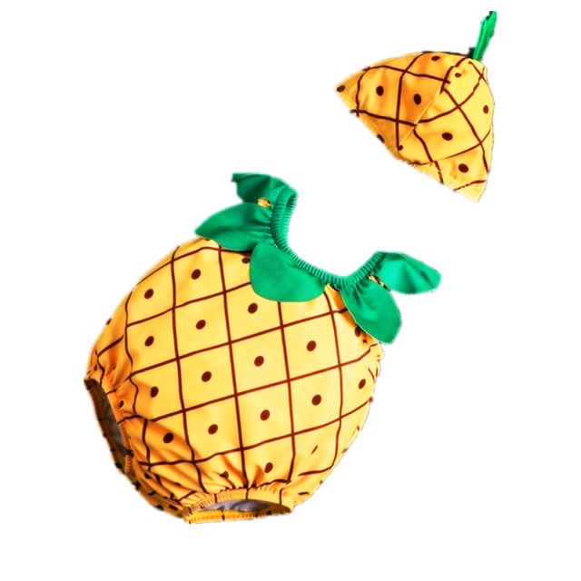 Bộ bơi dứa bé gái