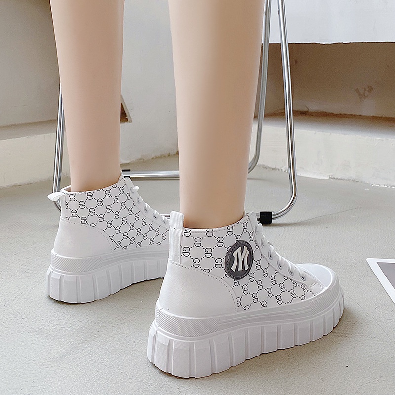 Giày sneaker nữ cổ cao, giày thể thao đẹp đi học đi chơi phong cách hàn quốc G 152 | WebRaoVat - webraovat.net.vn