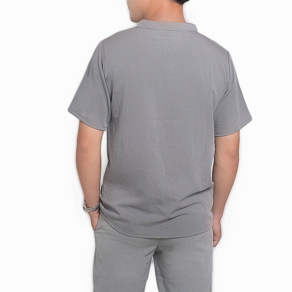 [Mã FAMAYMA2 giảm 10K đơn 50K] Áo Đũi Nam Cộc Tay, Chất Đũi Tự Nhiên, Mềm, Mịn, Mát | BigBuy360 - bigbuy360.vn