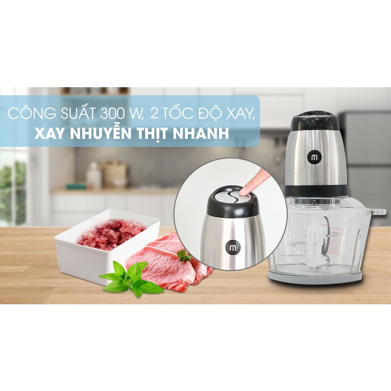 Máy Xay Thịt Mishio MK273 2 Lít 300W quà tặng sữa morinaga